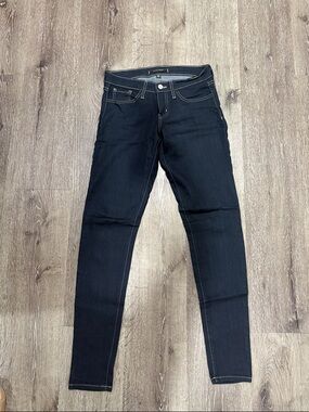 Flying Monkey Women's Skinny Jeans in Dark Indigo